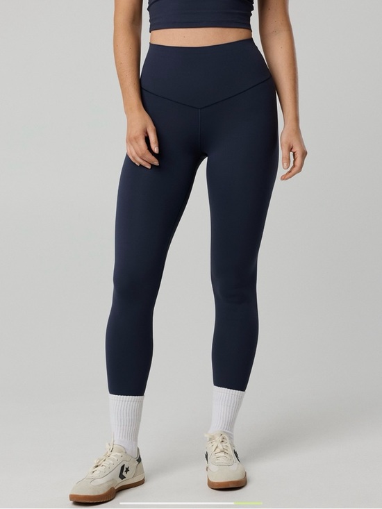 aerie Pants - Offline by Aerie Real Me 7/8 Women’s Navy Blue High Waisted Leggings Size Medium